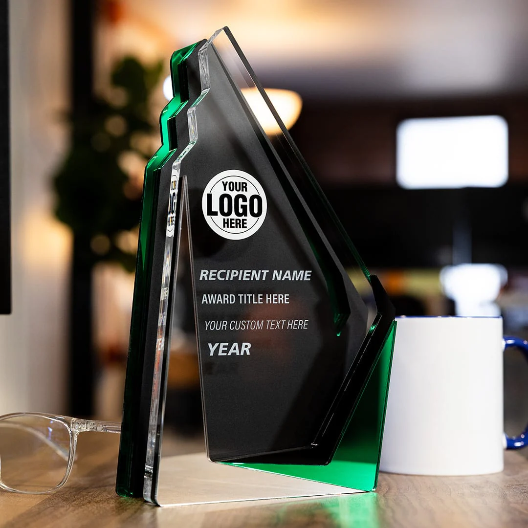 10" Granite Custom Acrylic Award - Image 2