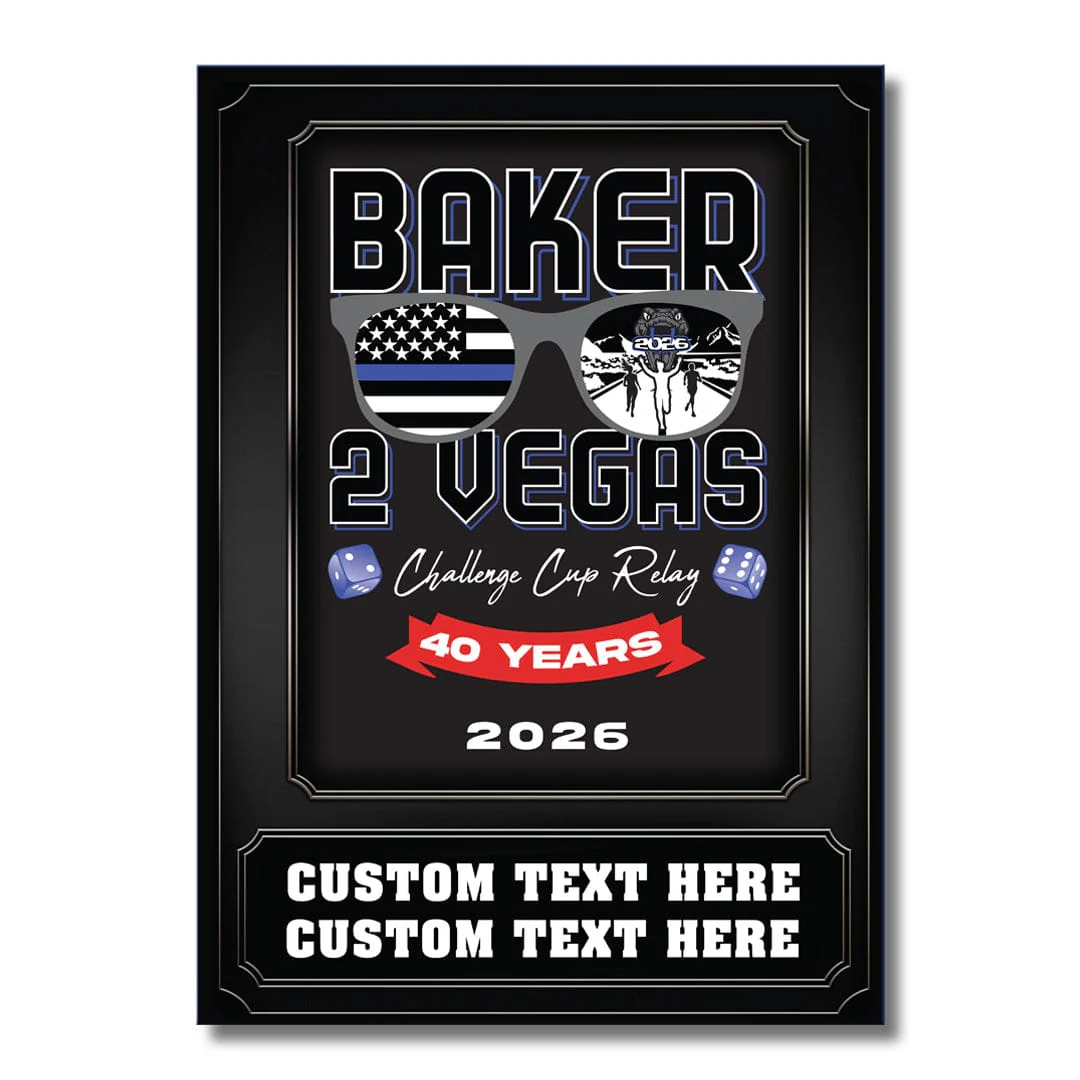 2026 Baker To Vegas Metal Wall Art