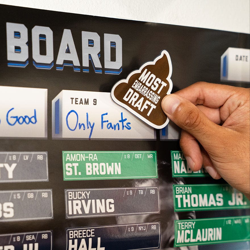 2026 Fantasy Football Draft Board Kit - 16, 14 team - Image 16
