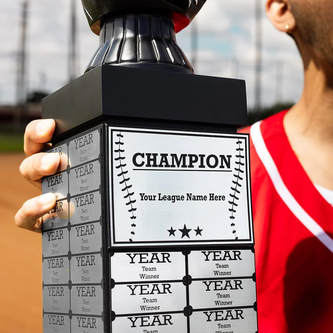 24" Baseball Perpetual Tower Trophy - Image 3