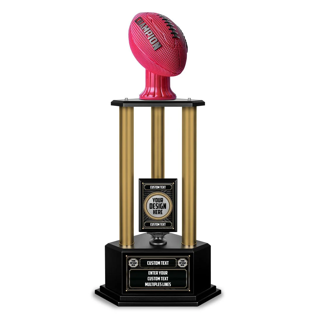 26"-36" Custom Football Trophy - Image 52