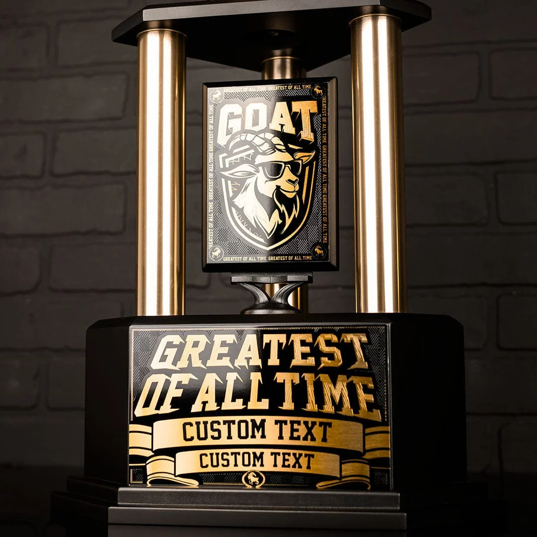 26"-36" Greatest Of All Time Custom GOAT Trophy - Image 5