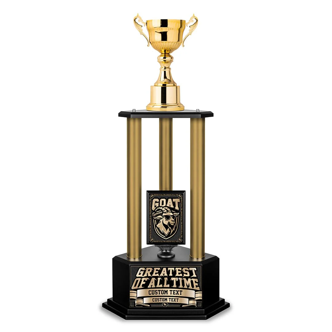 26"-36" Greatest Of All Time Custom GOAT Trophy - Image 8