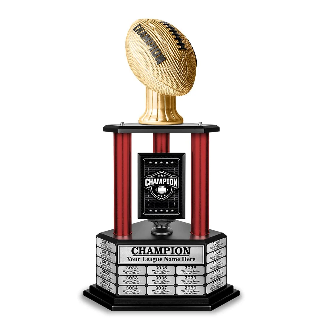 26"-36" Perpetual Custom Football Trophy - Image 17