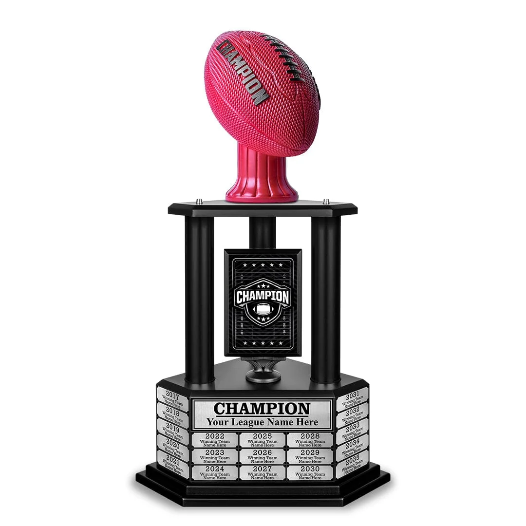 26"-36" Perpetual Custom Football Trophy - Image 18