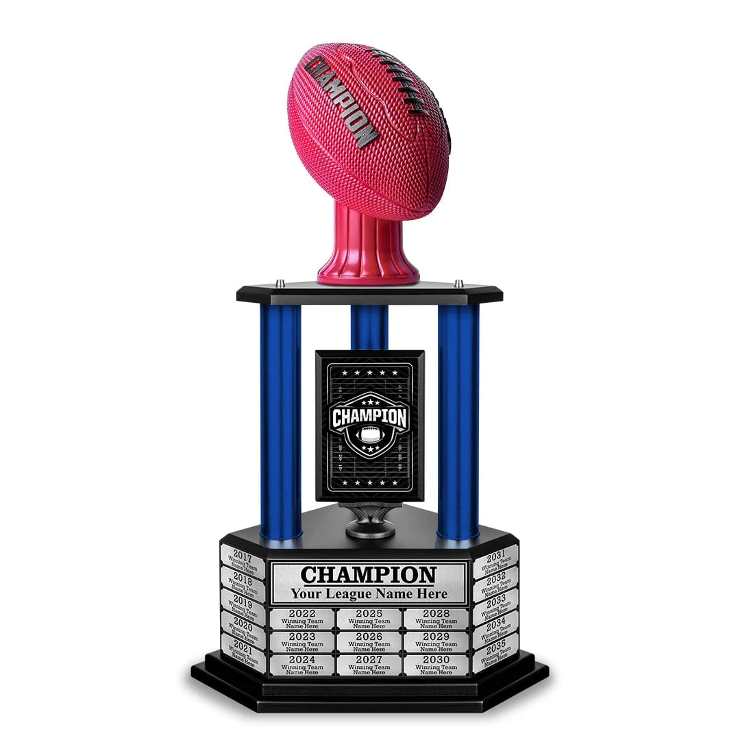 26"-36" Perpetual Custom Football Trophy - Image 19