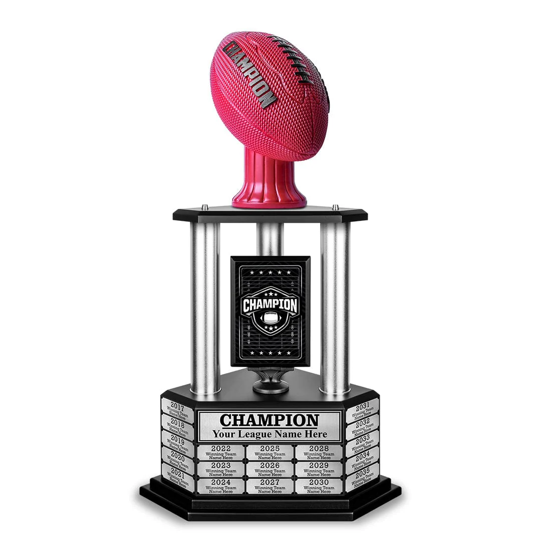 26"-36" Perpetual Custom Football Trophy - Image 23