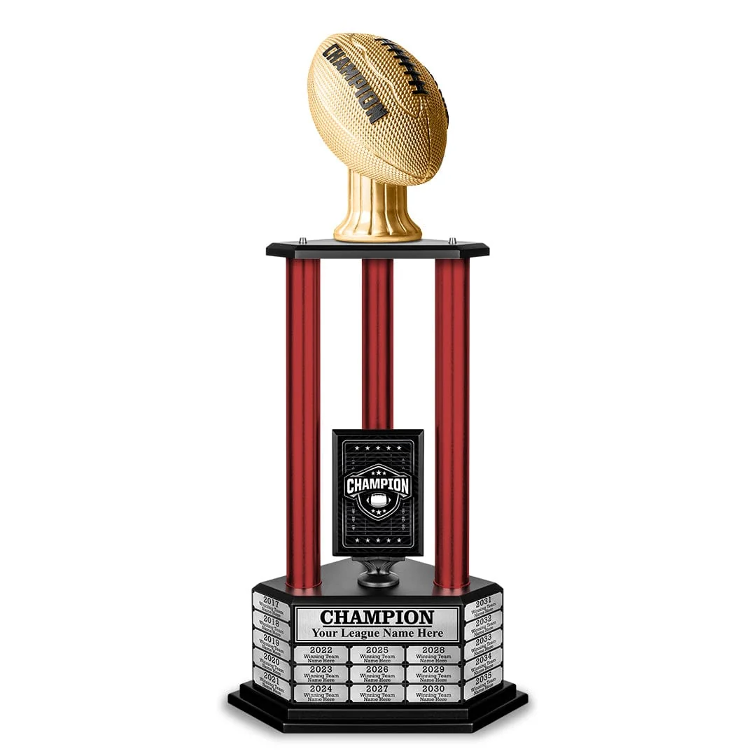 26"-36" Perpetual Custom Football Trophy - Image 43