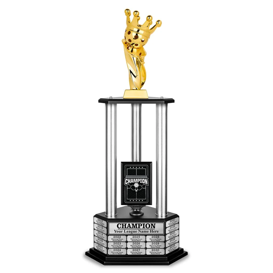 26"-36" Perpetual Pickleball Trophy - Image 4