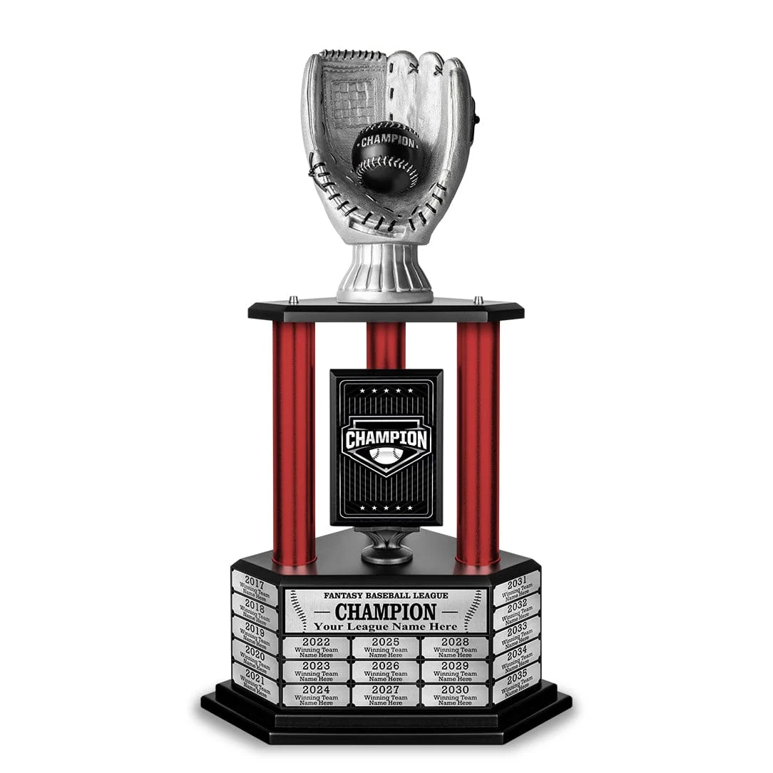 26-36” Silver Baseball Trophy - Image 4