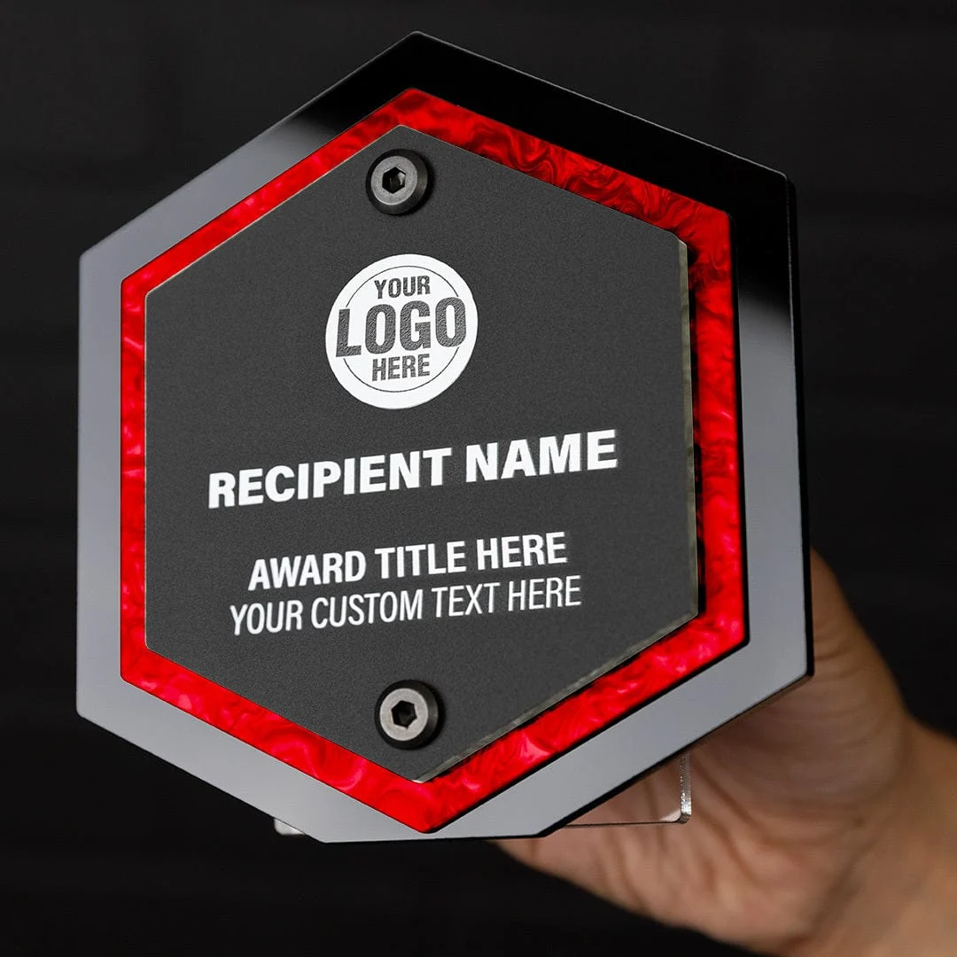 6" Echo Custom Acrylic Award - Image 6