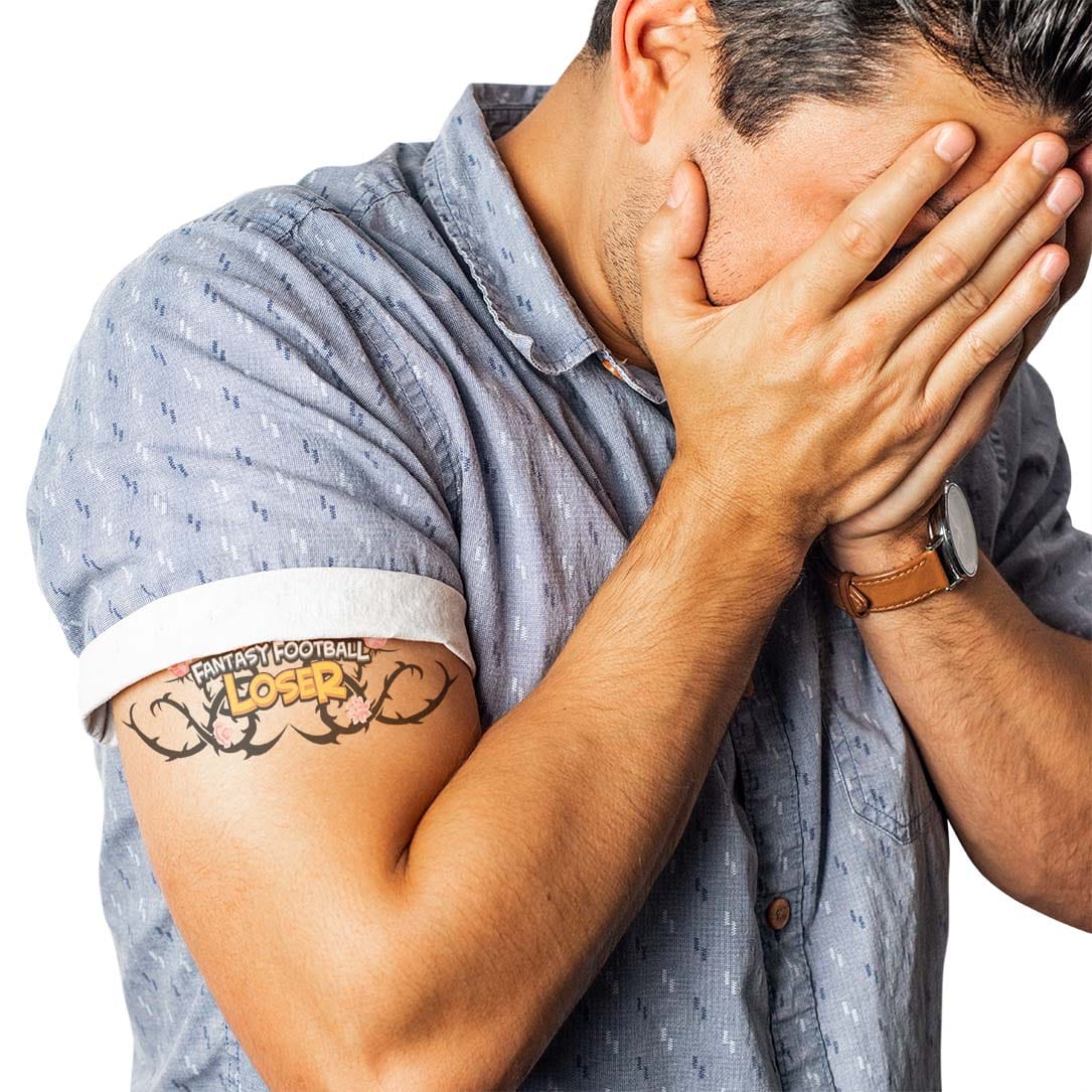 6-Pack of Fantasy Football Loser Tattoos - Image 4