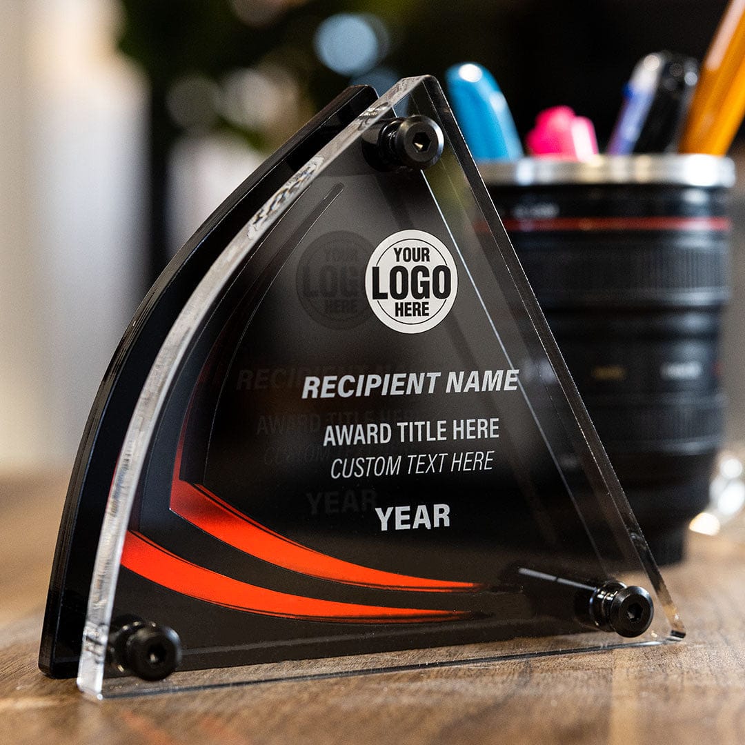 6" Shockwave Custom Acrylic Award - Image 2