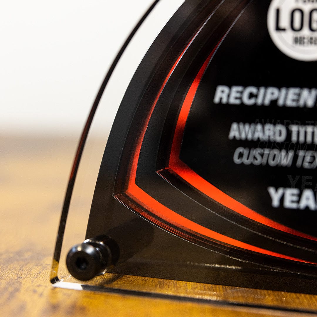 6" Shockwave Custom Acrylic Award - Image 5