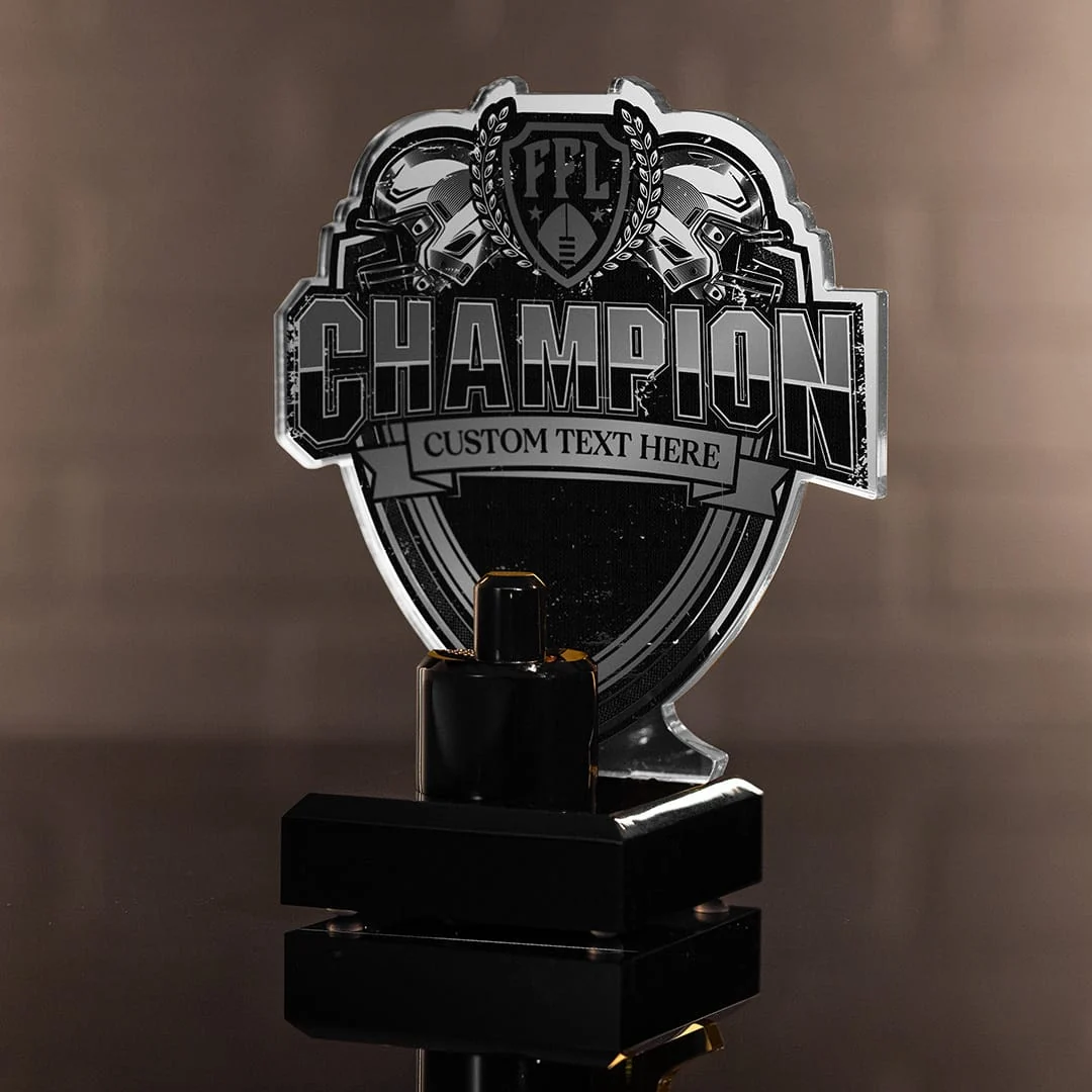 7" Fantasy Football Championship Ring Display - Image 3