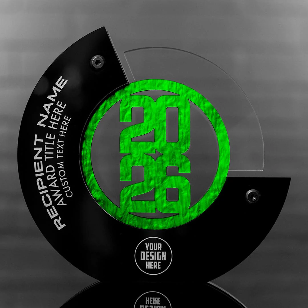 8" Crescent Custom Acrylic Award - Image 13