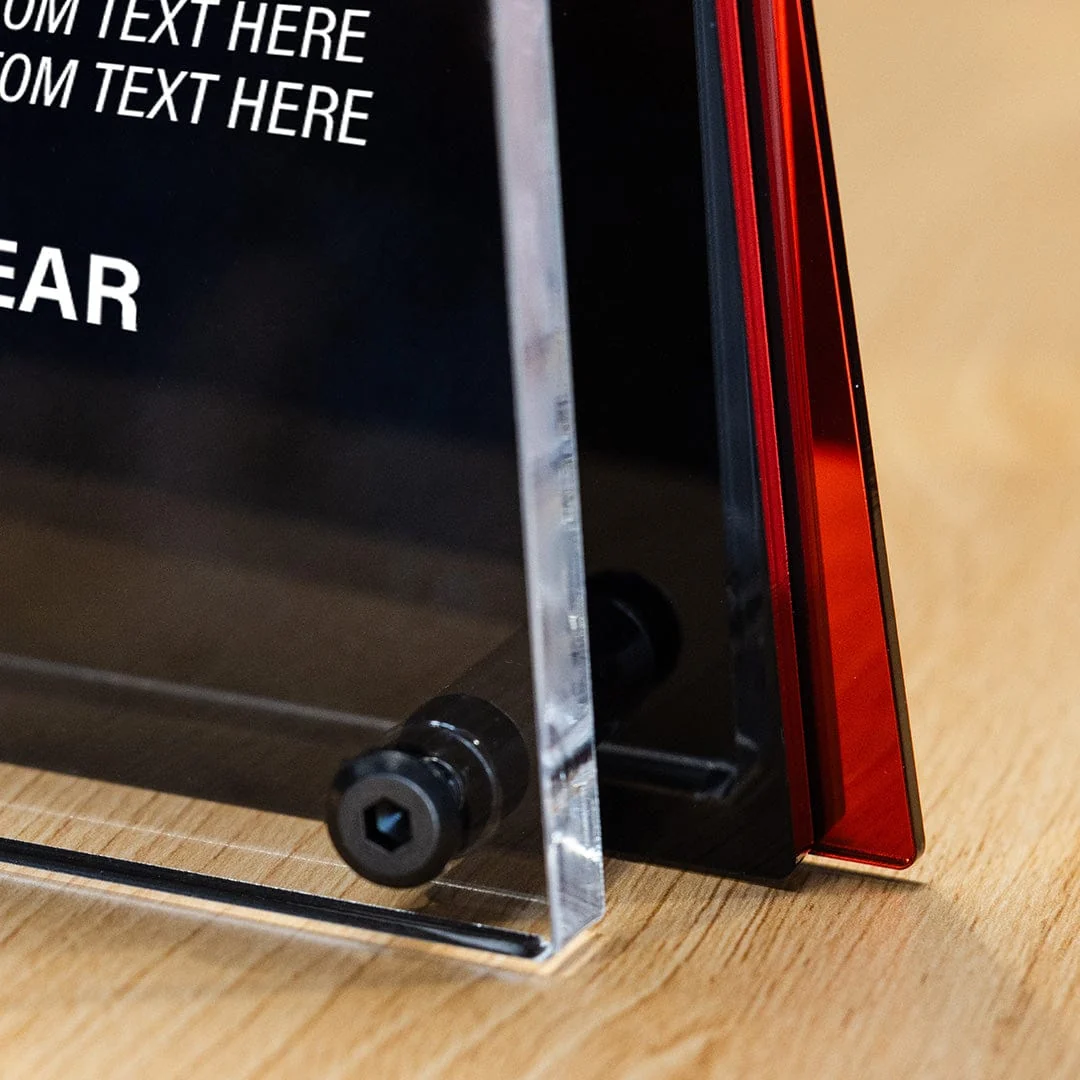 8" Vista Custom Acrylic Award - Image 3