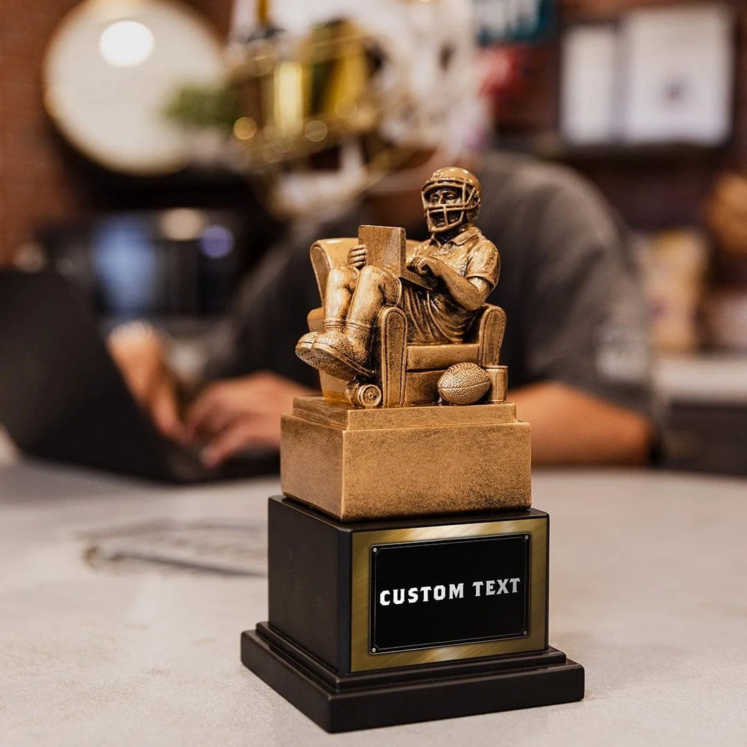 Armchair Champ Trophy on Mini Base - Image 4
