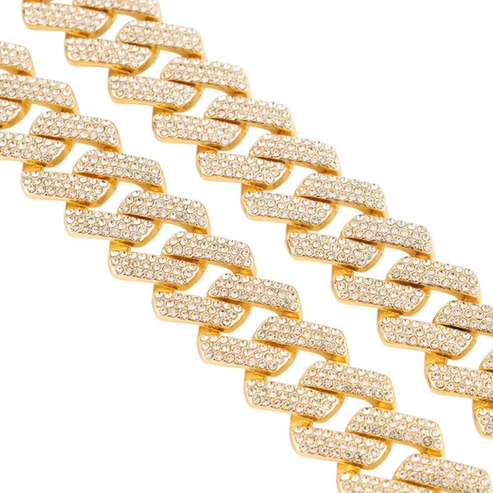 Blinged Gold Cuban Link Chain - Image 4