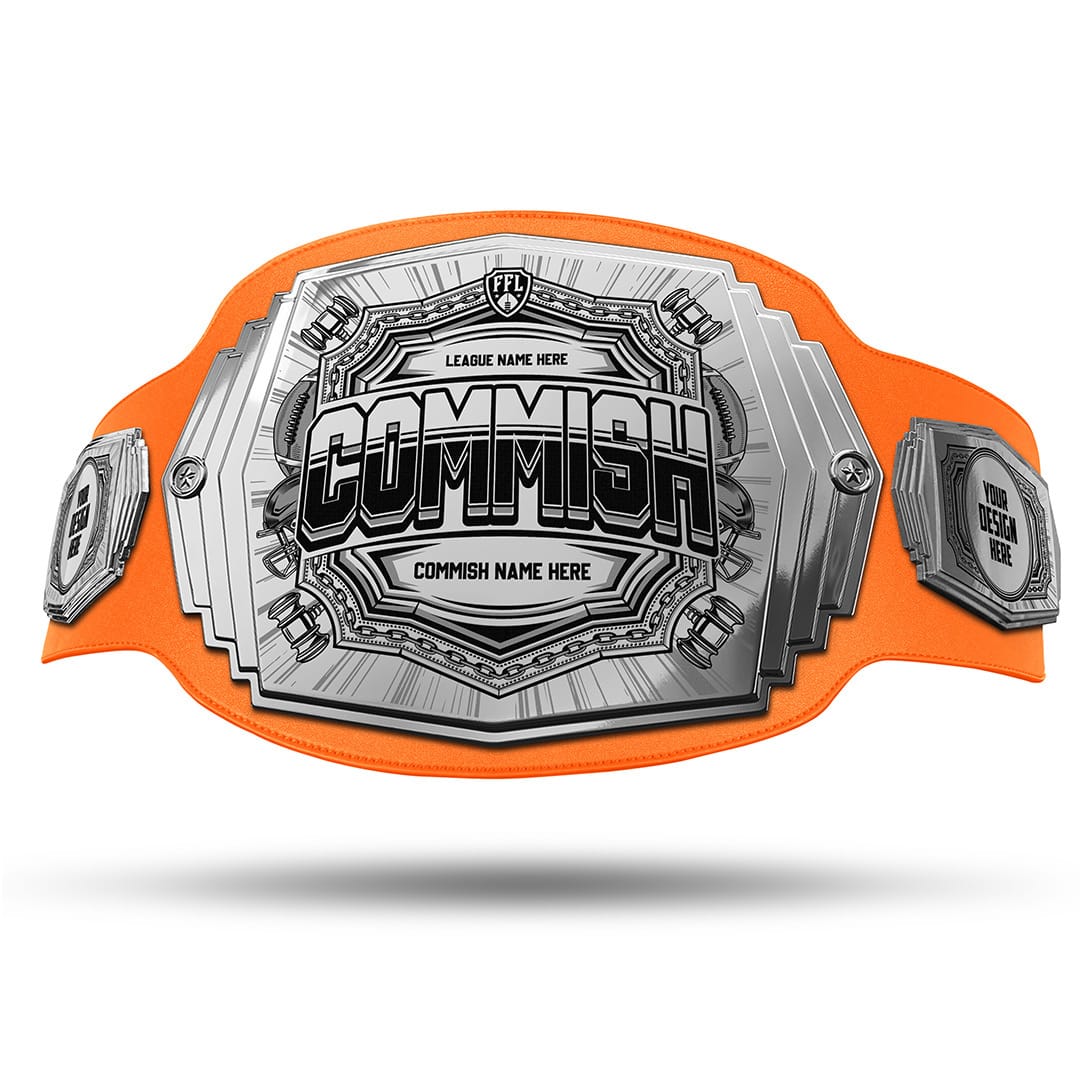 Commish 6lb Fantasy Football Custom Championship Belt - Image 22