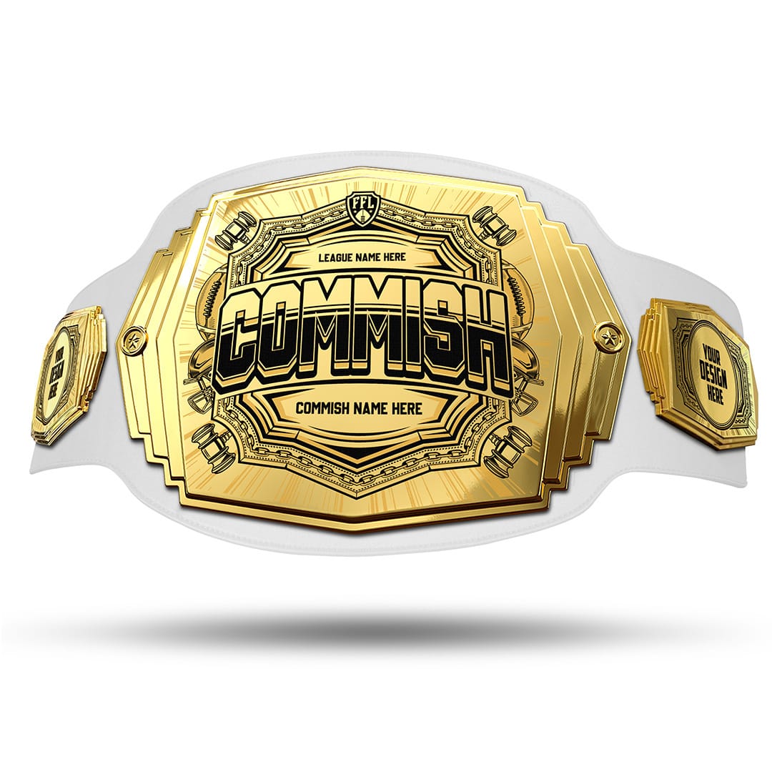 Commish 6lb Fantasy Football Custom Championship Belt - Image 24