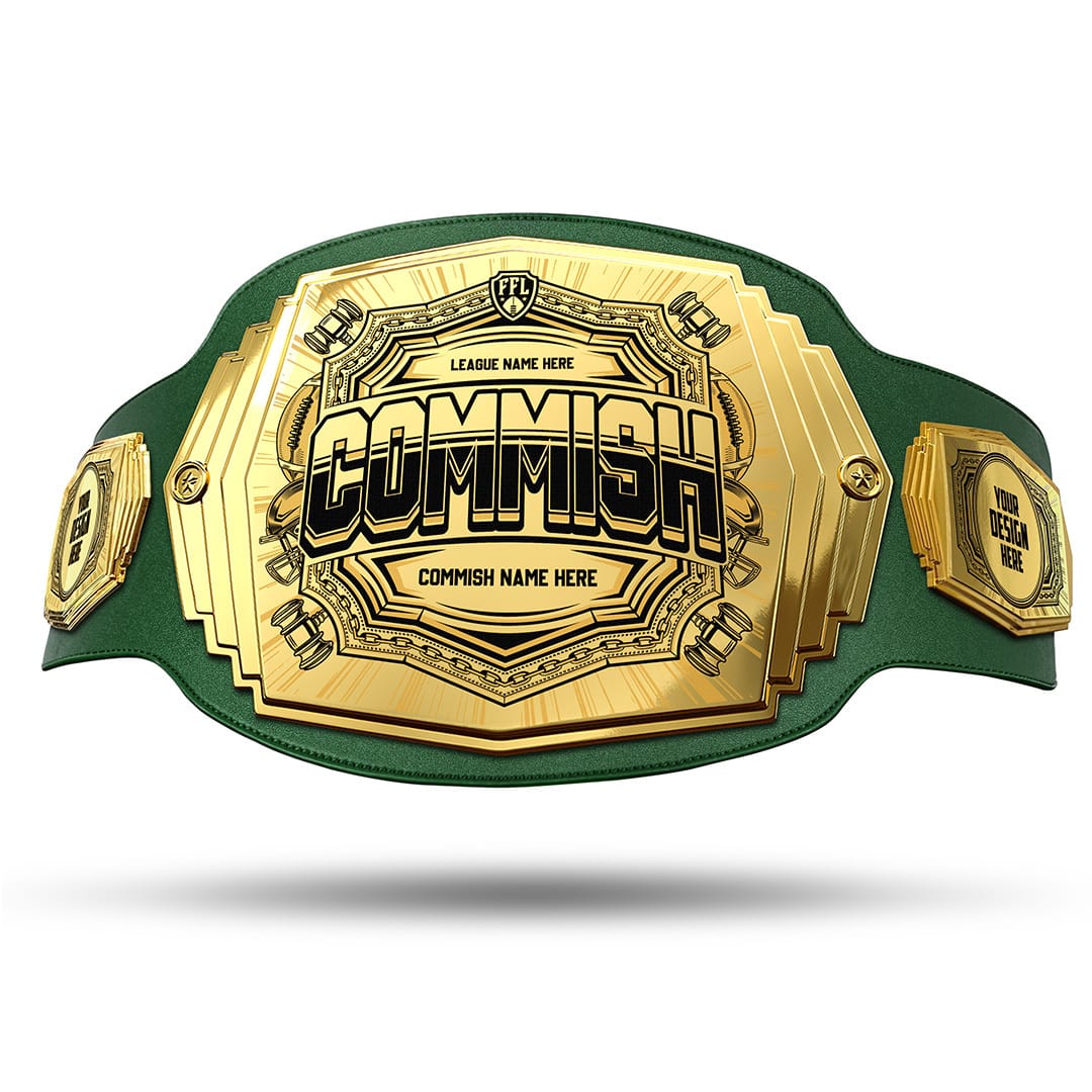 Commish 6lb Fantasy Football Custom Championship Belt - Image 30