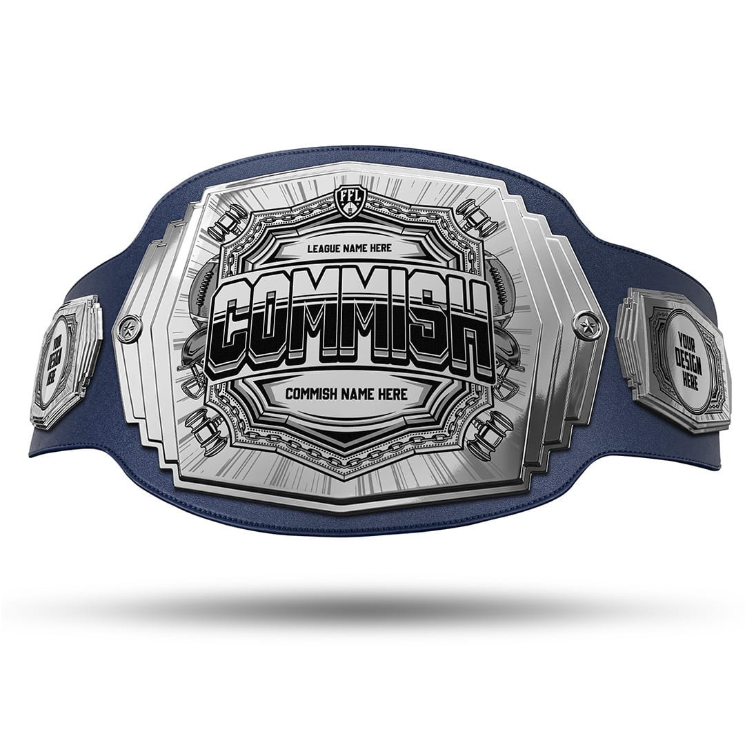 Commish 6lb Fantasy Football Custom Championship Belt - Image 8