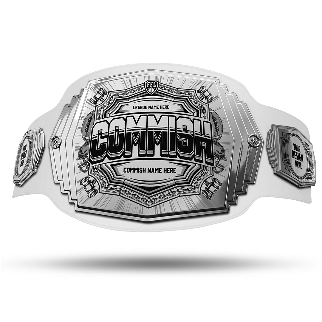 Commish 6lb Fantasy Football Custom Championship Belt - Image 9