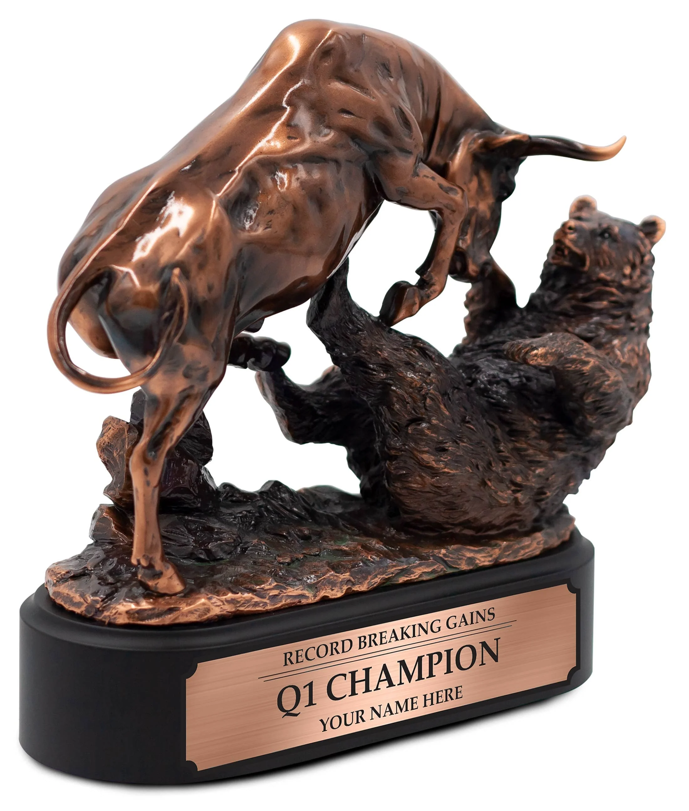 Corporate Bull & Bear Trophy - Image 3
