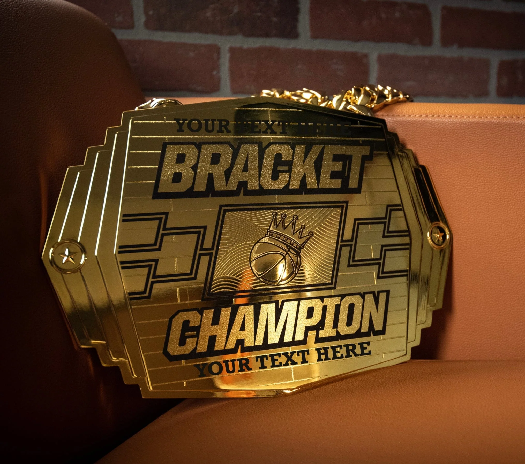 Custom XL Basketball Bracket Champion Turnover Chain 5lb. - Image 5