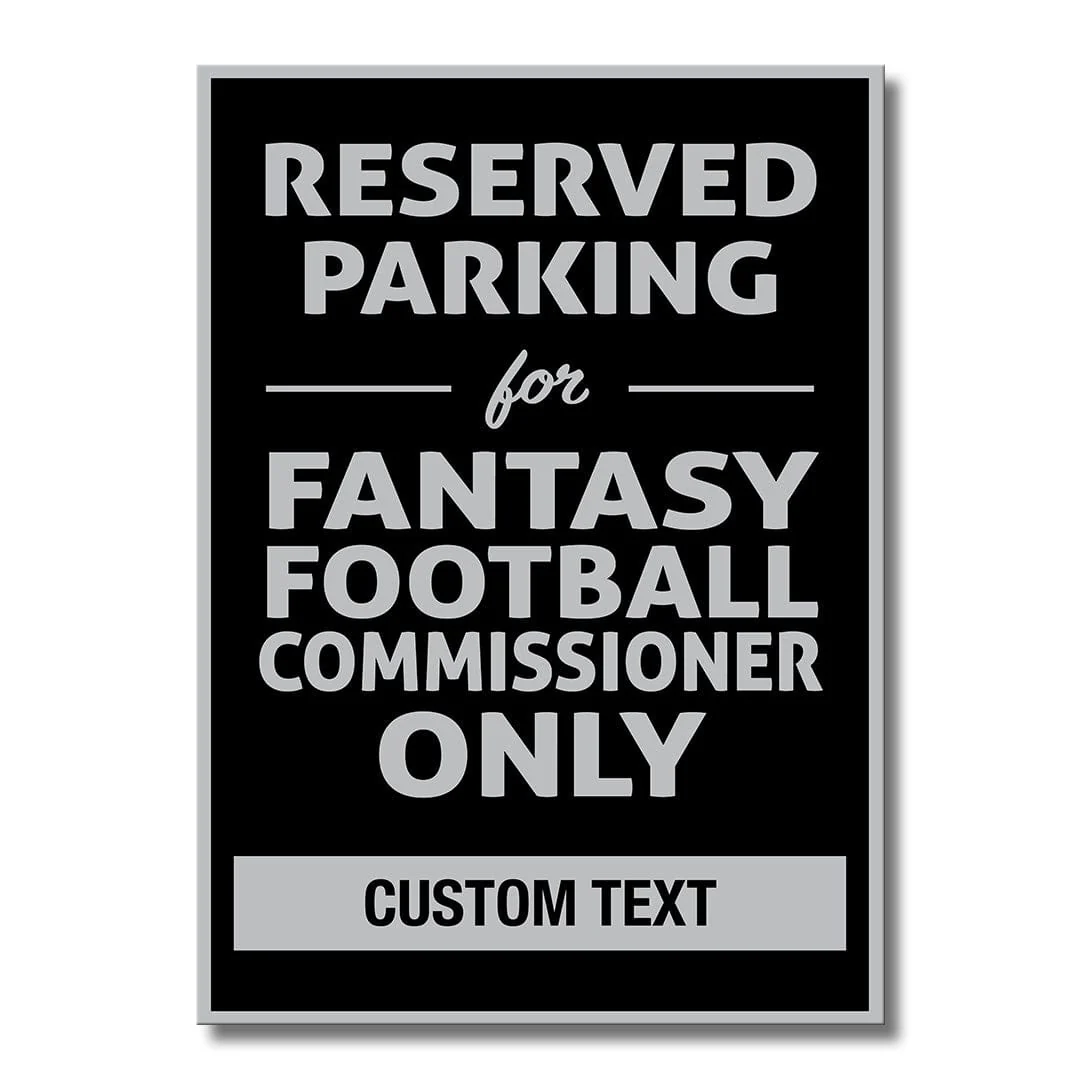 Custom Reserved Parking for Commissioner - Metal Wall Art - Image 6