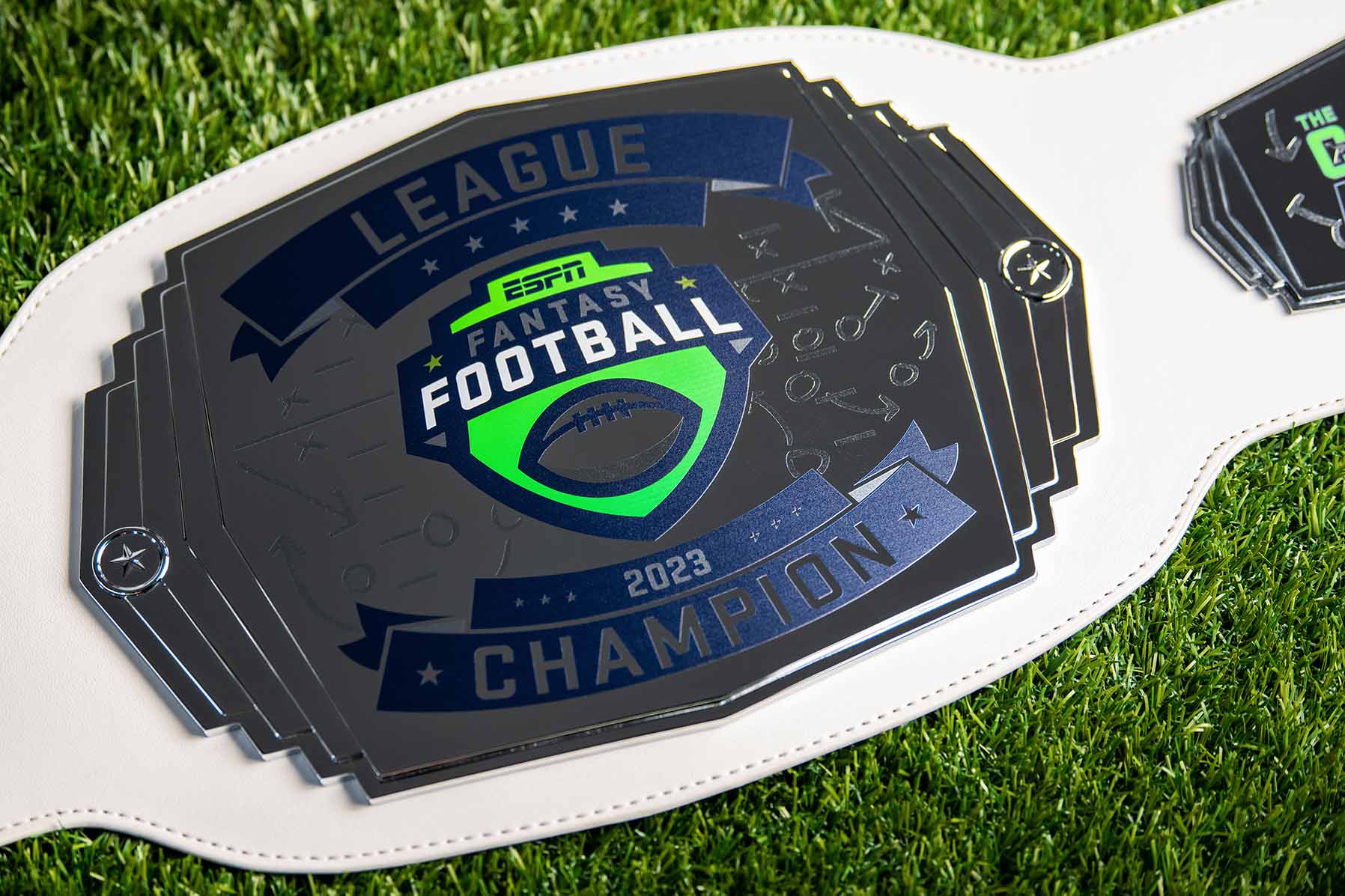 ESPN 6lb Fantasy Football Custom Championship Belt - Image 6