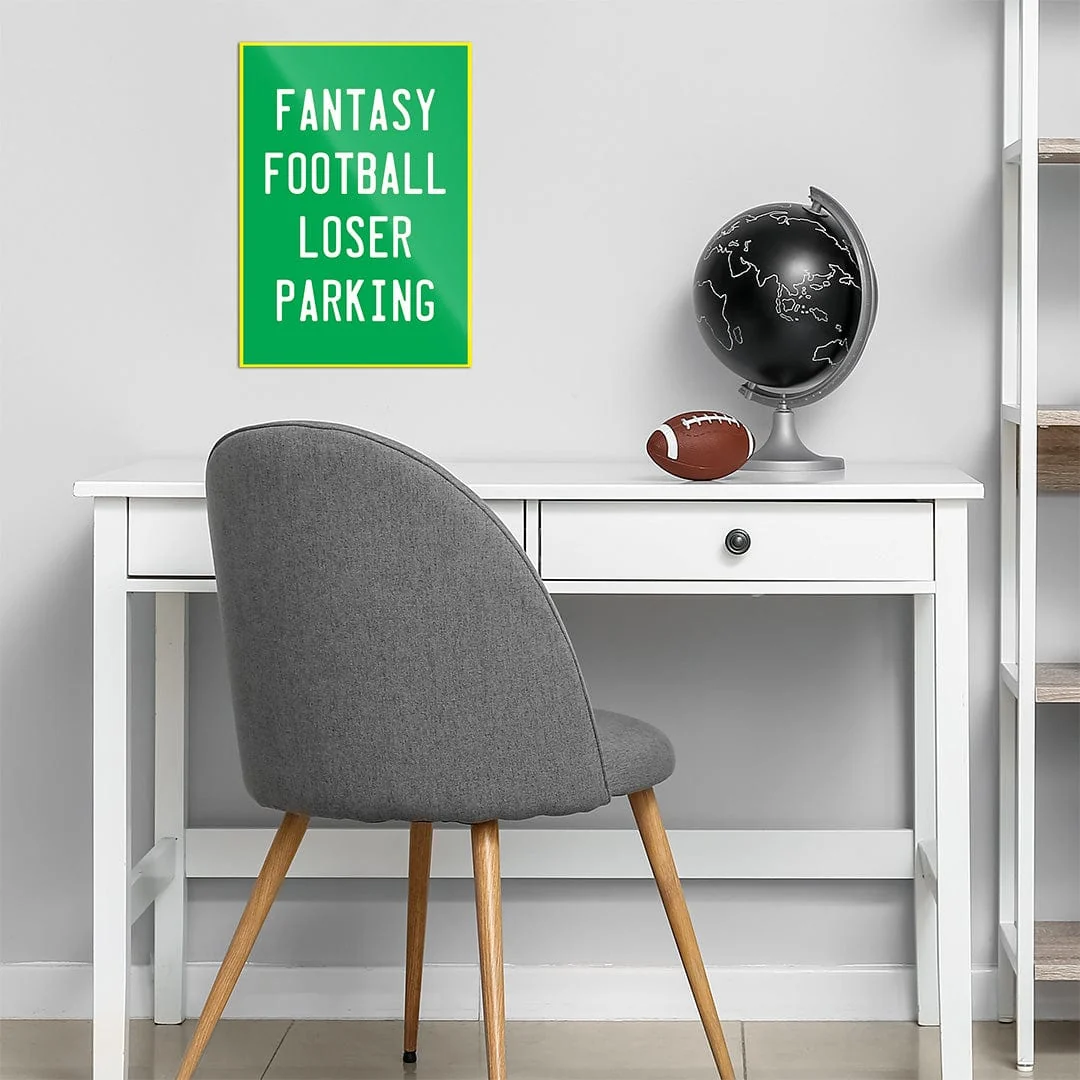 Fantasy Football Loser Parking - Metal Wall Art - Image 12