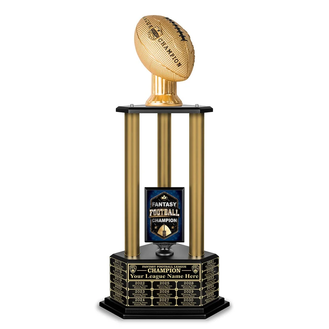 FootballGuys 26”-36” Fantasy Football Perpetual Trophy - Image 4