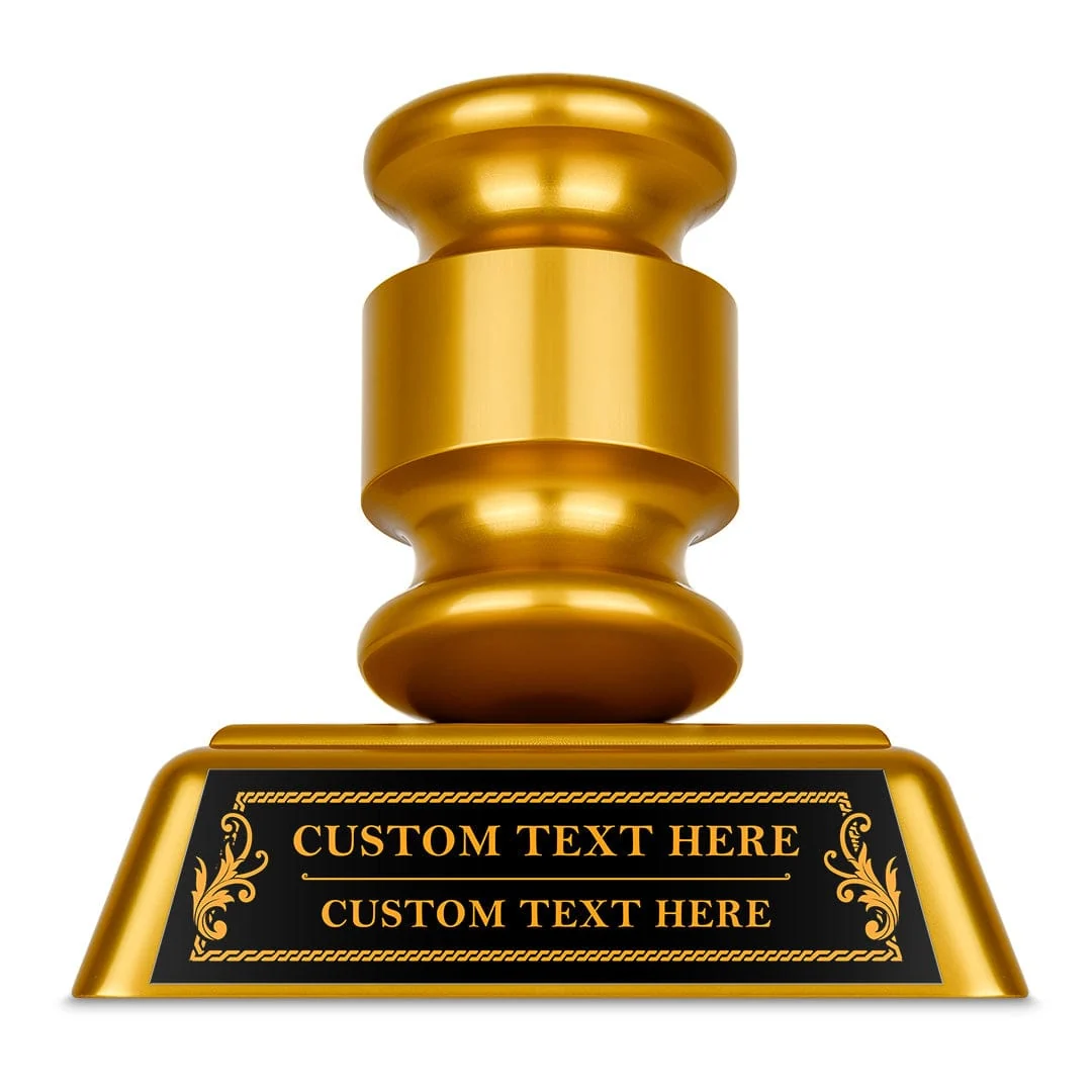 Golden Commissioner's Gavel - Image 6