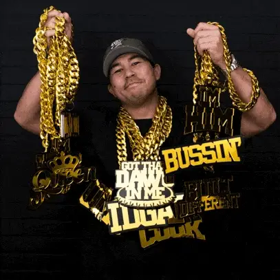 Got That Dawg In Me Chromatic Turnover Chain - Image 4