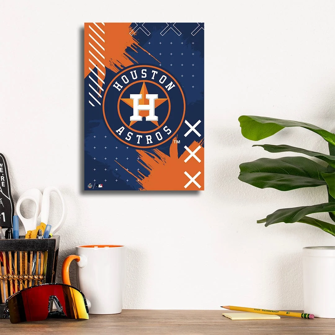 Houston Astros Stitch Logo - Metal Wall Art - Image 8