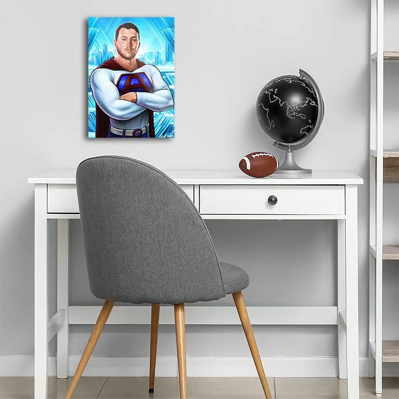 Josh Allen Super Hero - Metal Wall Art - Image 5