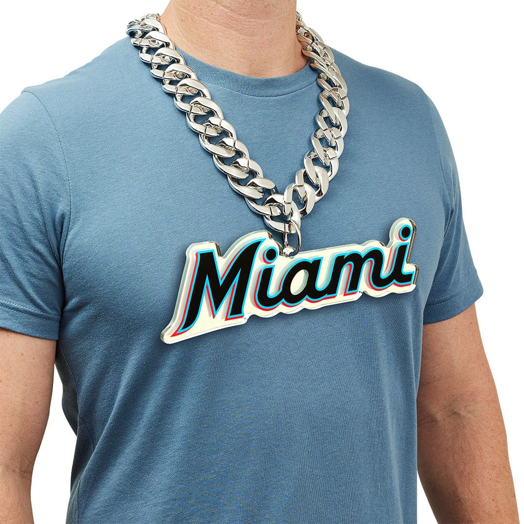 Miami Marlins MLB Chromatic Turnover Chain