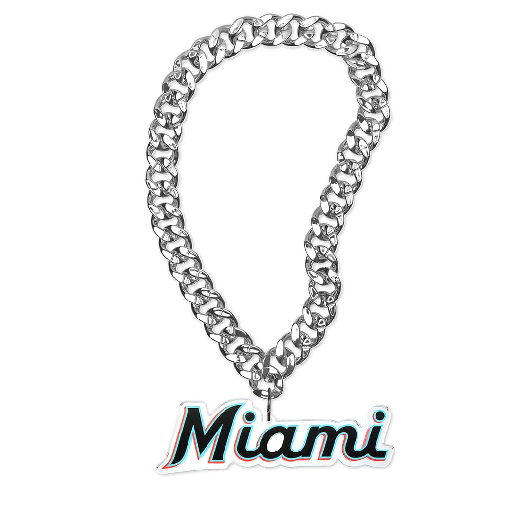 Miami Marlins MLB Chromatic Turnover Chain - Image 3