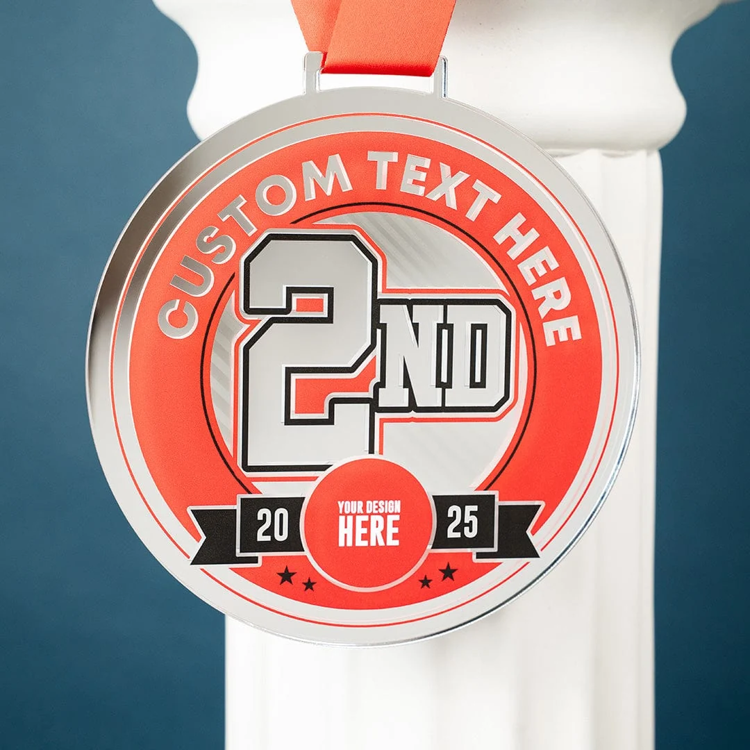 8" Oversized Acrylic Medal - Image 4