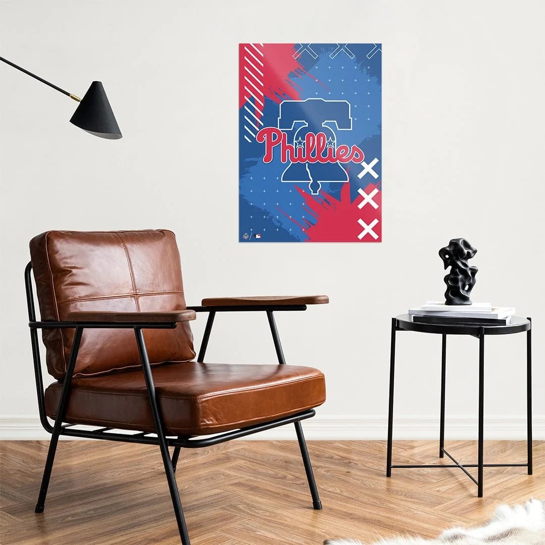 Philadelphia Phillies Stitch Logo - Metal Wall Art - Image 3