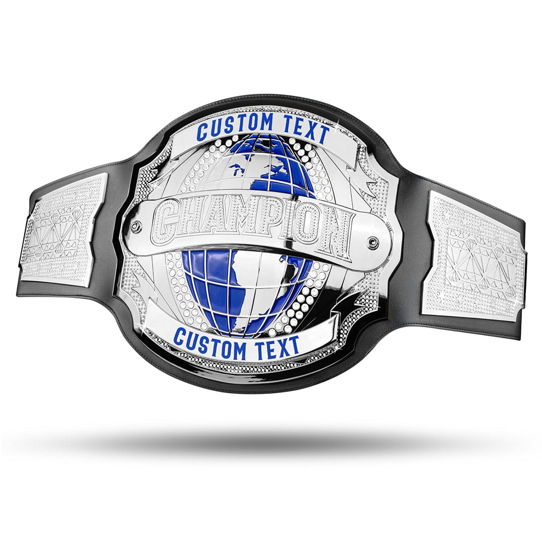 Blinged Out 7lb Custom Championship Belt - Platinum