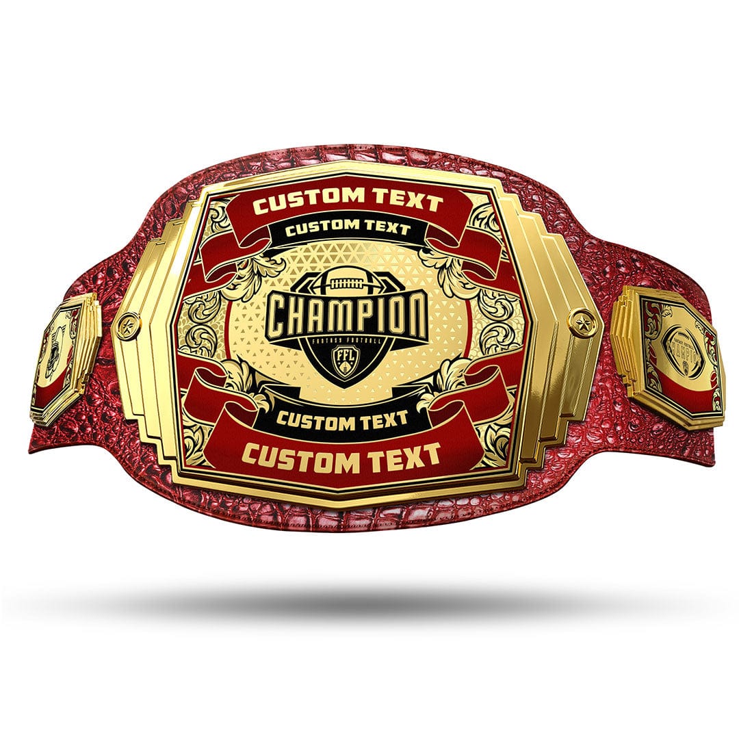 Crest 6lb Fantasy Football Custom Championship Belt