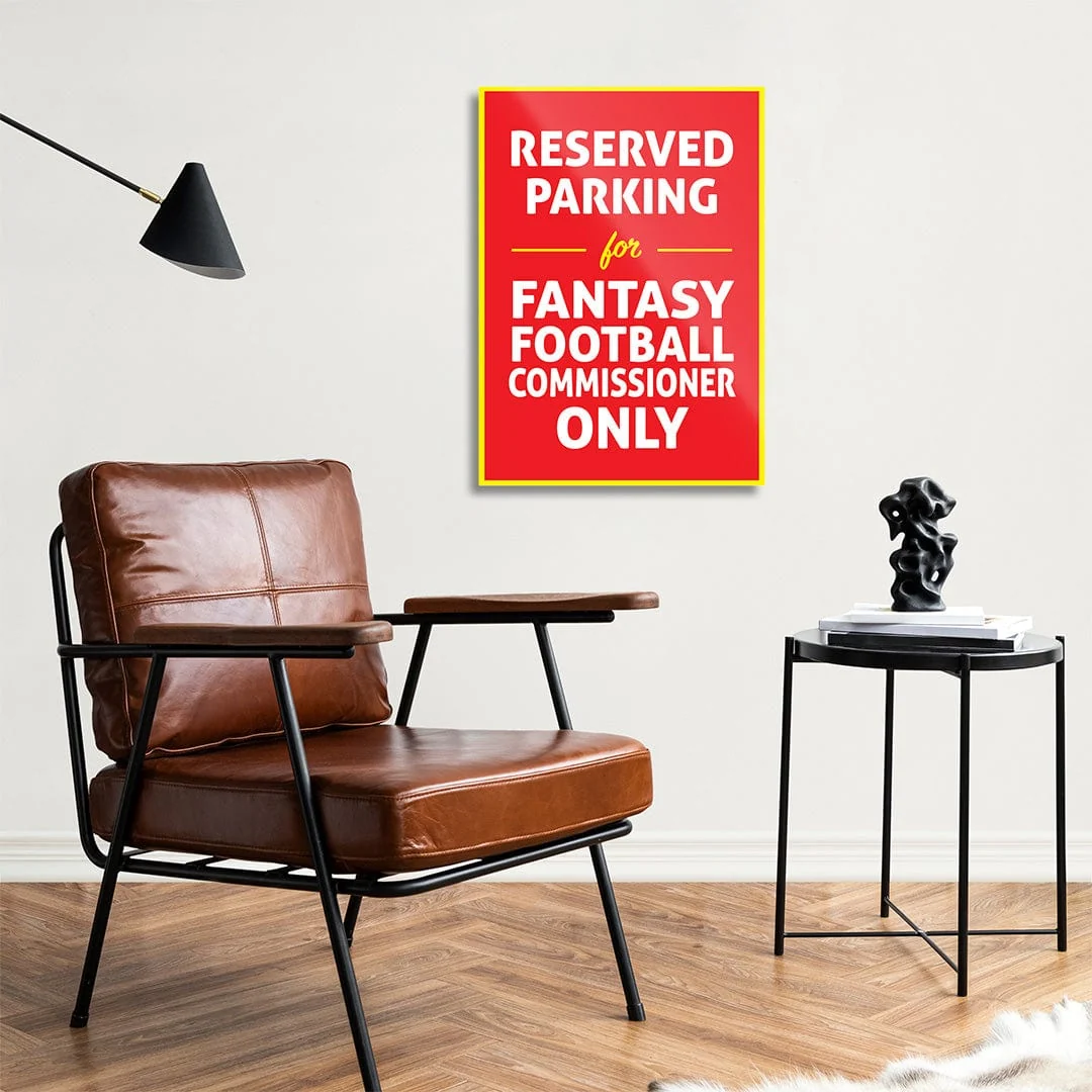 Reserved Parking for Commissioner - Metal Wall Art - Image 15