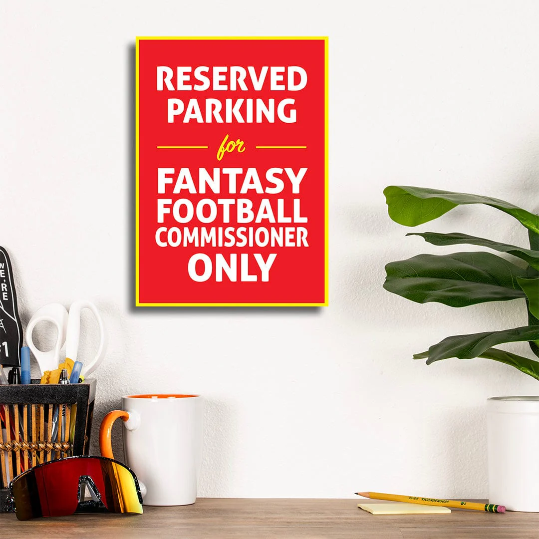 Reserved Parking for Commissioner - Metal Wall Art - Image 20