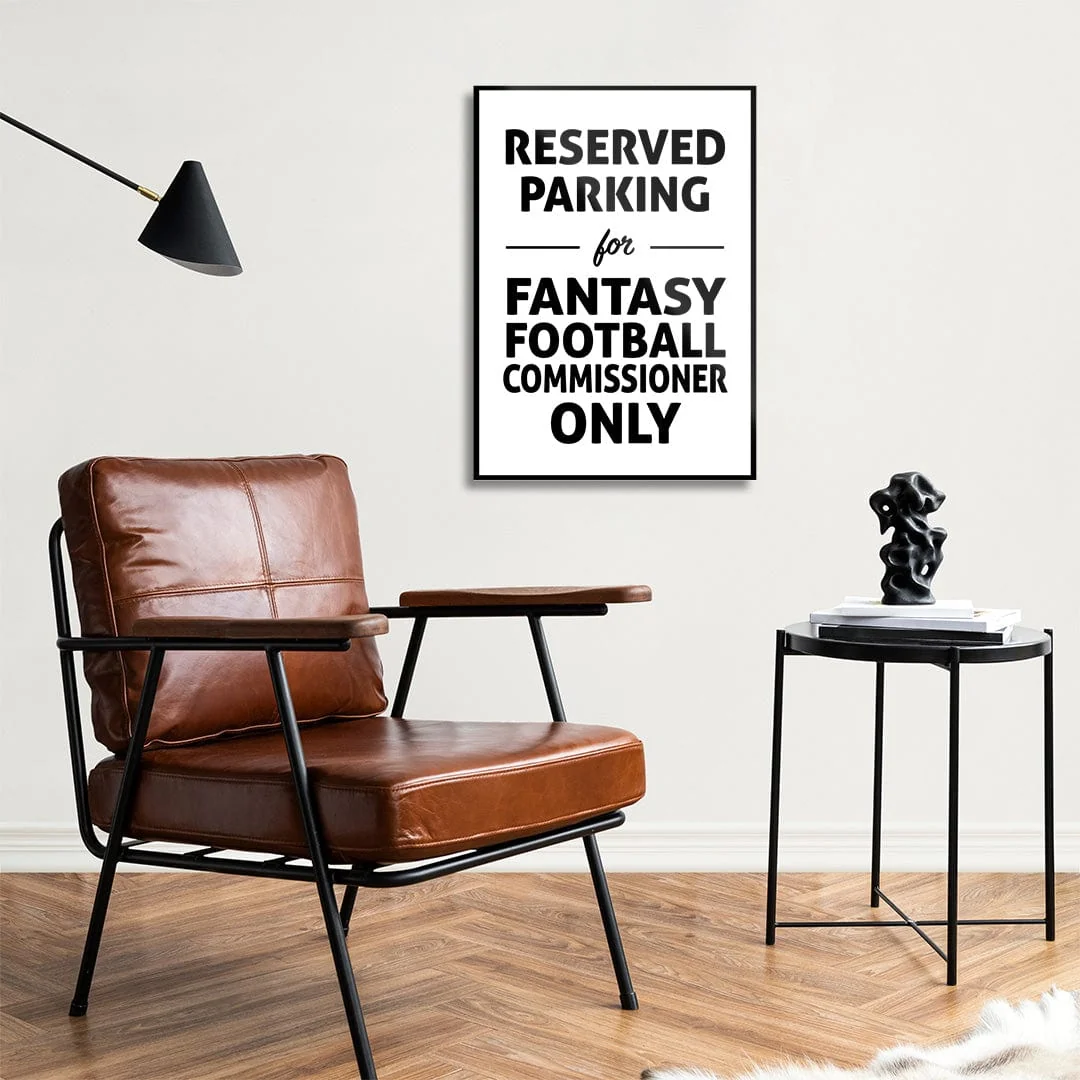 Reserved Parking for Commissioner - Metal Wall Art - Image 27