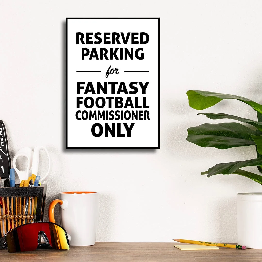 Reserved Parking for Commissioner - Metal Wall Art - Image 32