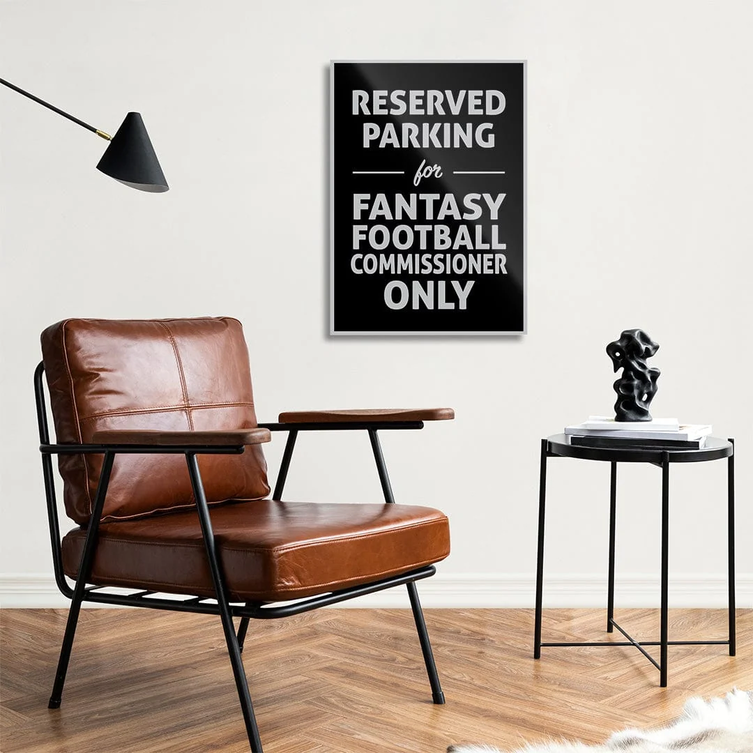 Reserved Parking for Commissioner - Metal Wall Art - Image 33