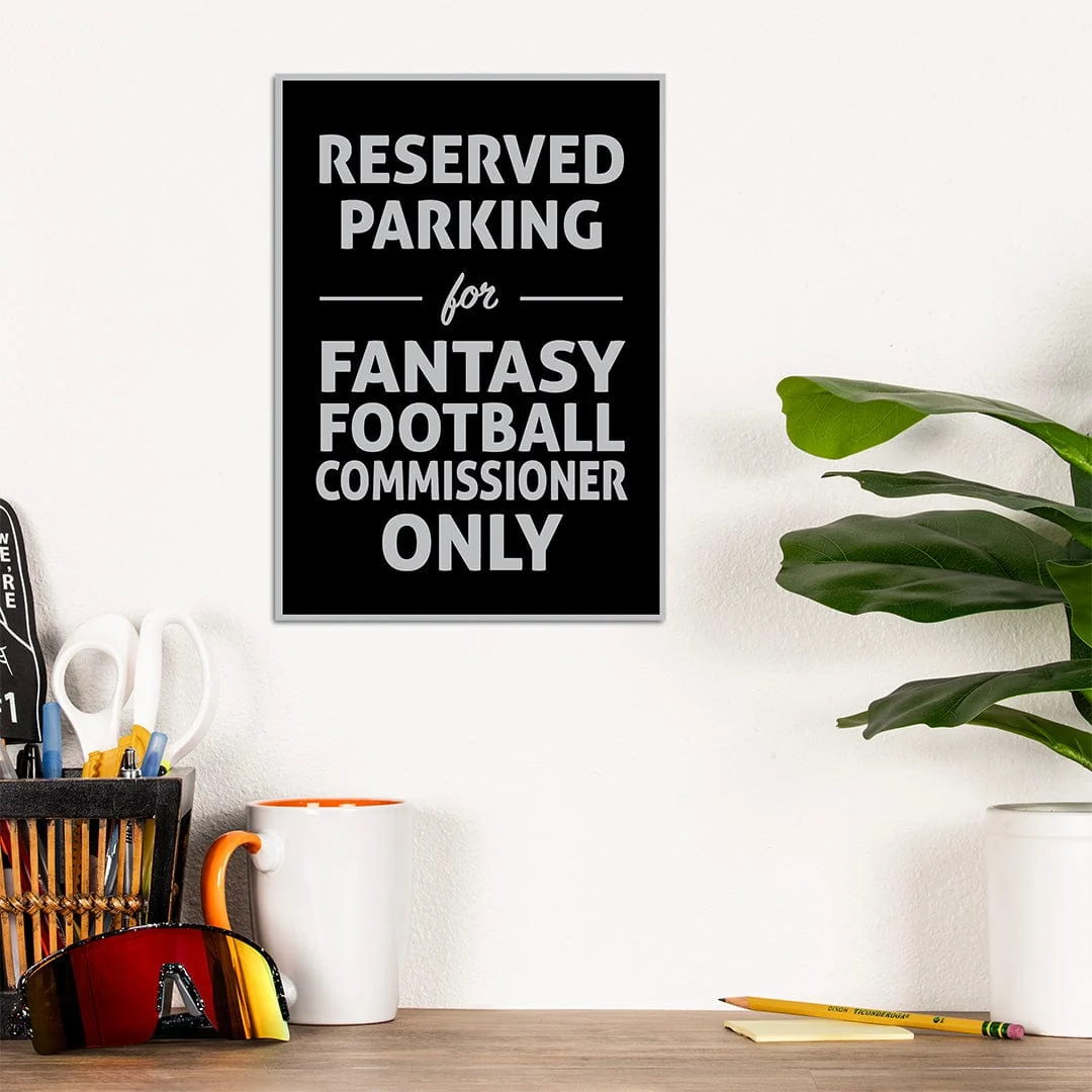Reserved Parking for Commissioner - Metal Wall Art - Image 36
